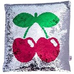 Pacha Funda cojín Lentejuelas Plateadas Flower Power 35cm Pack 31 pcs