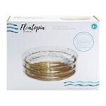 Transparent glitter pool 3rings 90x30cm