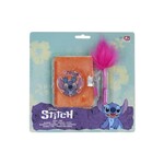 Stitch Furry Diary and Pen Set
