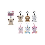 Squishimi Animal Clip Keyring 10CM