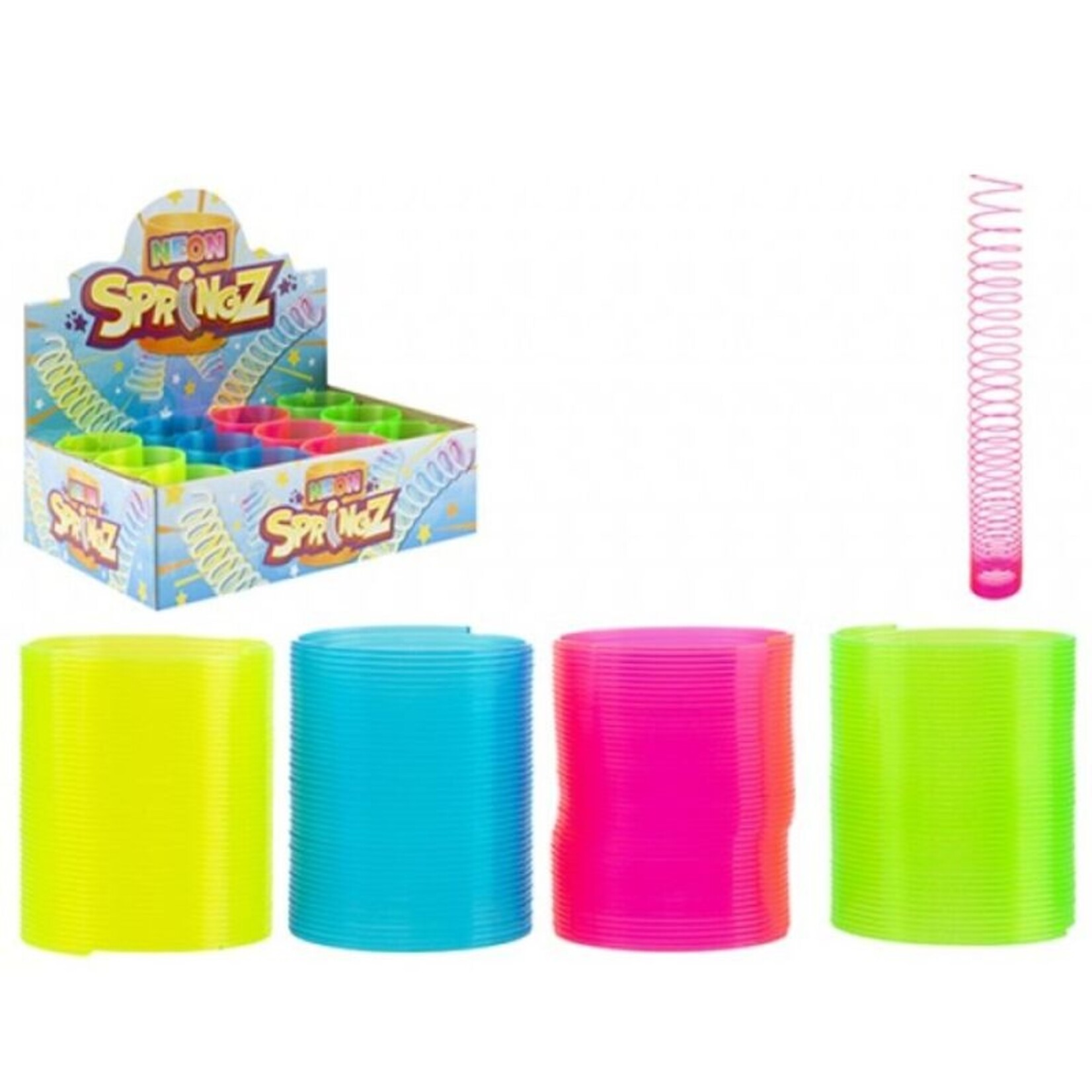 Neon spring 5,5cm x 6,5cm 4 colors