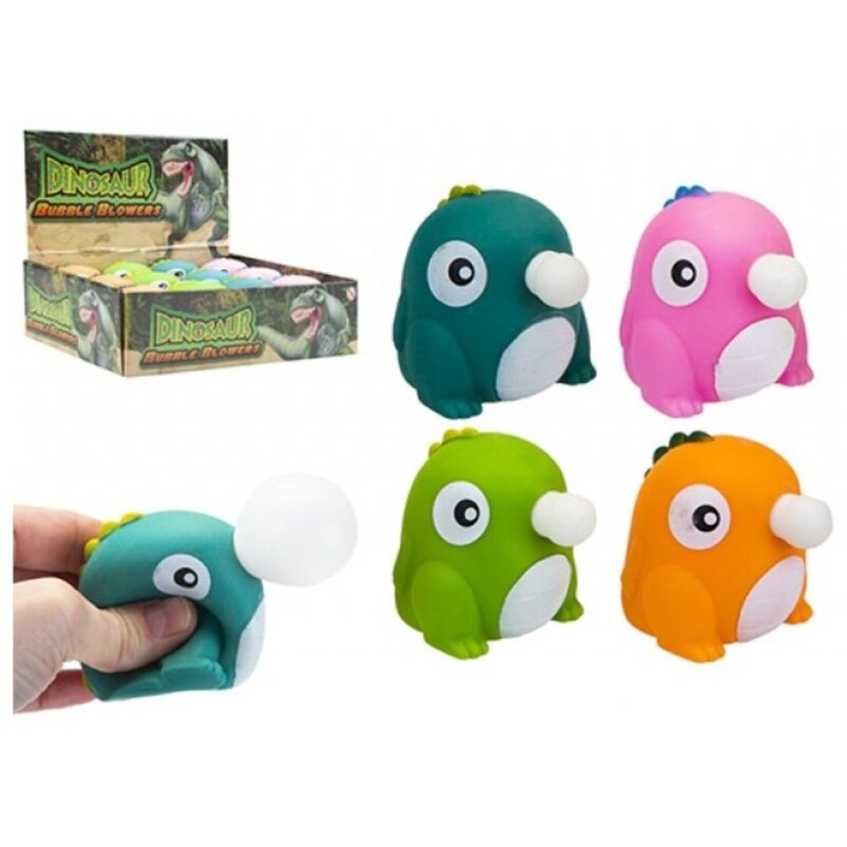 Squishy dinos bubble 4 colours