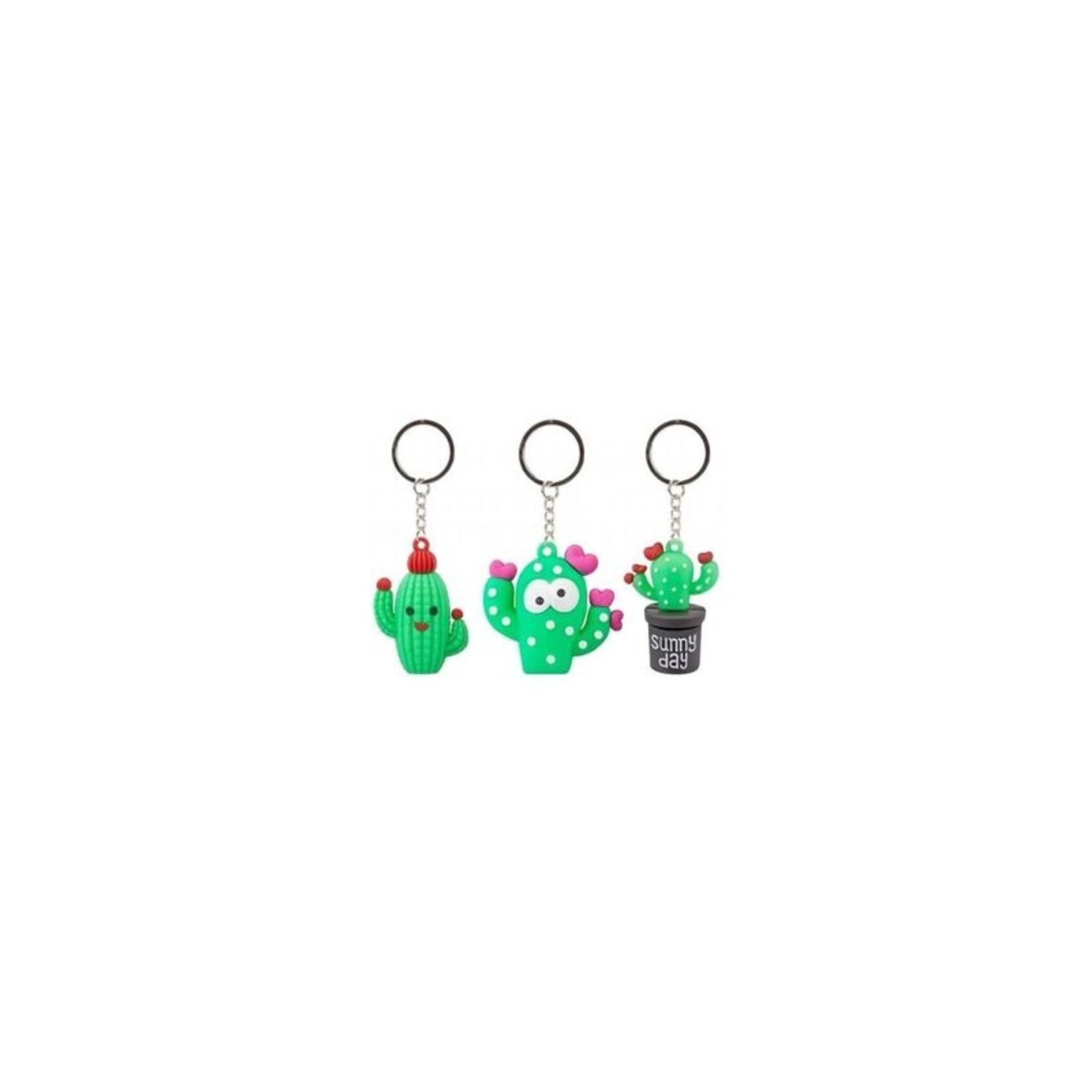 Keyring Cactus Chunky 3 Mod. Assorted