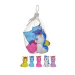 Rubber water unicorns 4 colors pack 5 pcs
