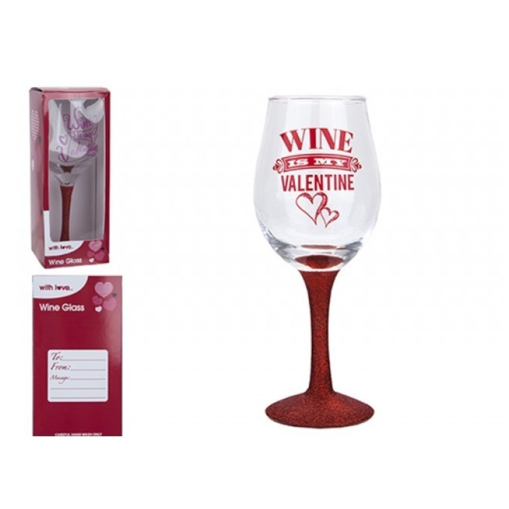 Valentine's mug "Wine is my valentine"