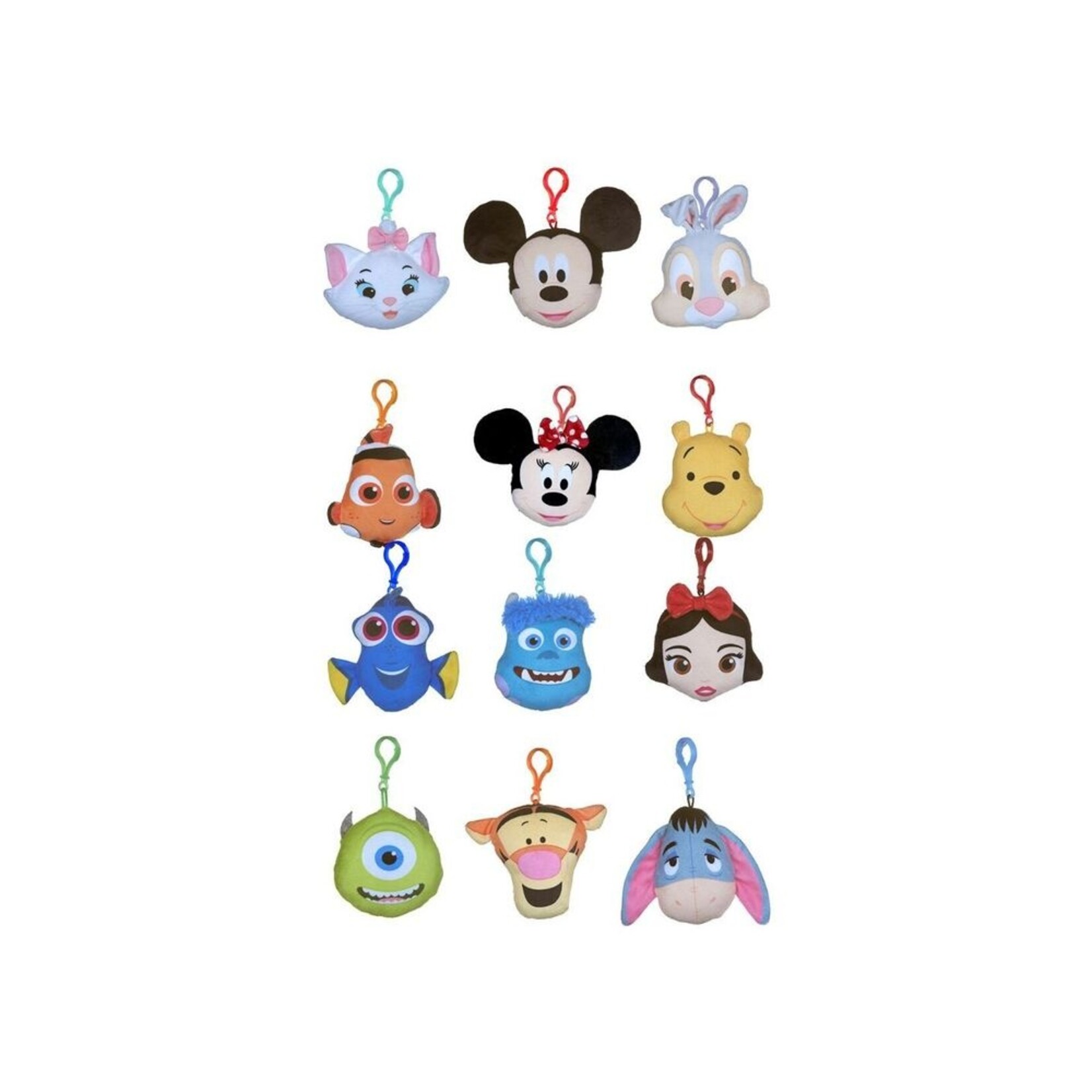Disney Clip On Keyring 10cm 12Mod.
