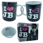Black Justin Bieber mug 9,5cm