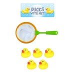 Duck fishing with net (5 pieces + net)