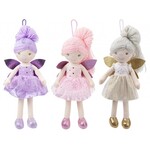Fairy doll with wool hair 3 models 38cm