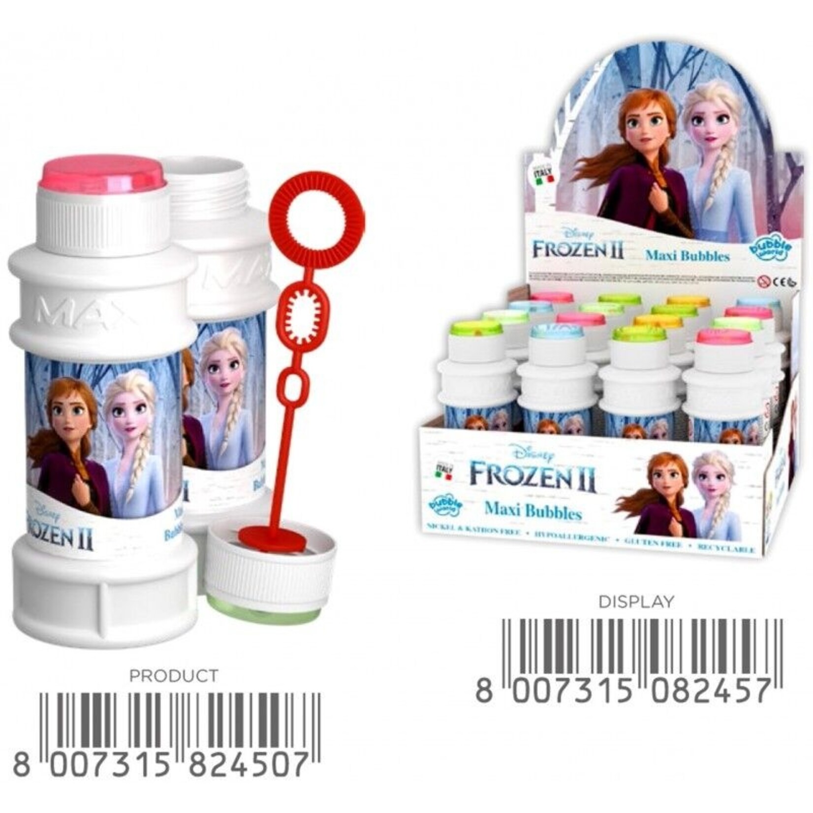 Disney Frozen Bubble tubes frozen 175ml 10cm