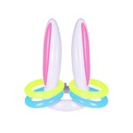 Set of inflatable bunny ears with rings