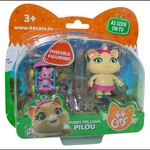 44 CATS - Pilou with cart 17x19cm (MOD. 151)