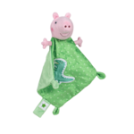 Doudou Peppa Pig head green 26cm