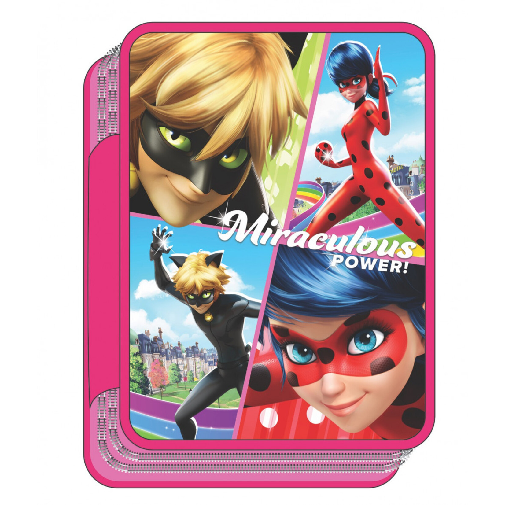 Miraculous Ladybug Federmappe (gefüllt, 2 stock)