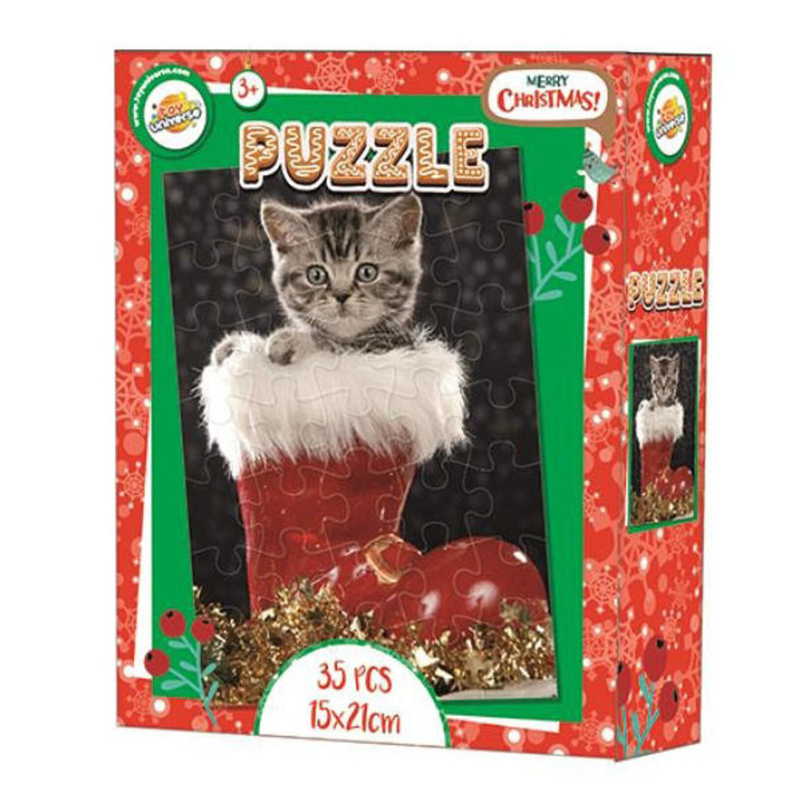 Weihnachten Katze Puzzle 35 Stücke