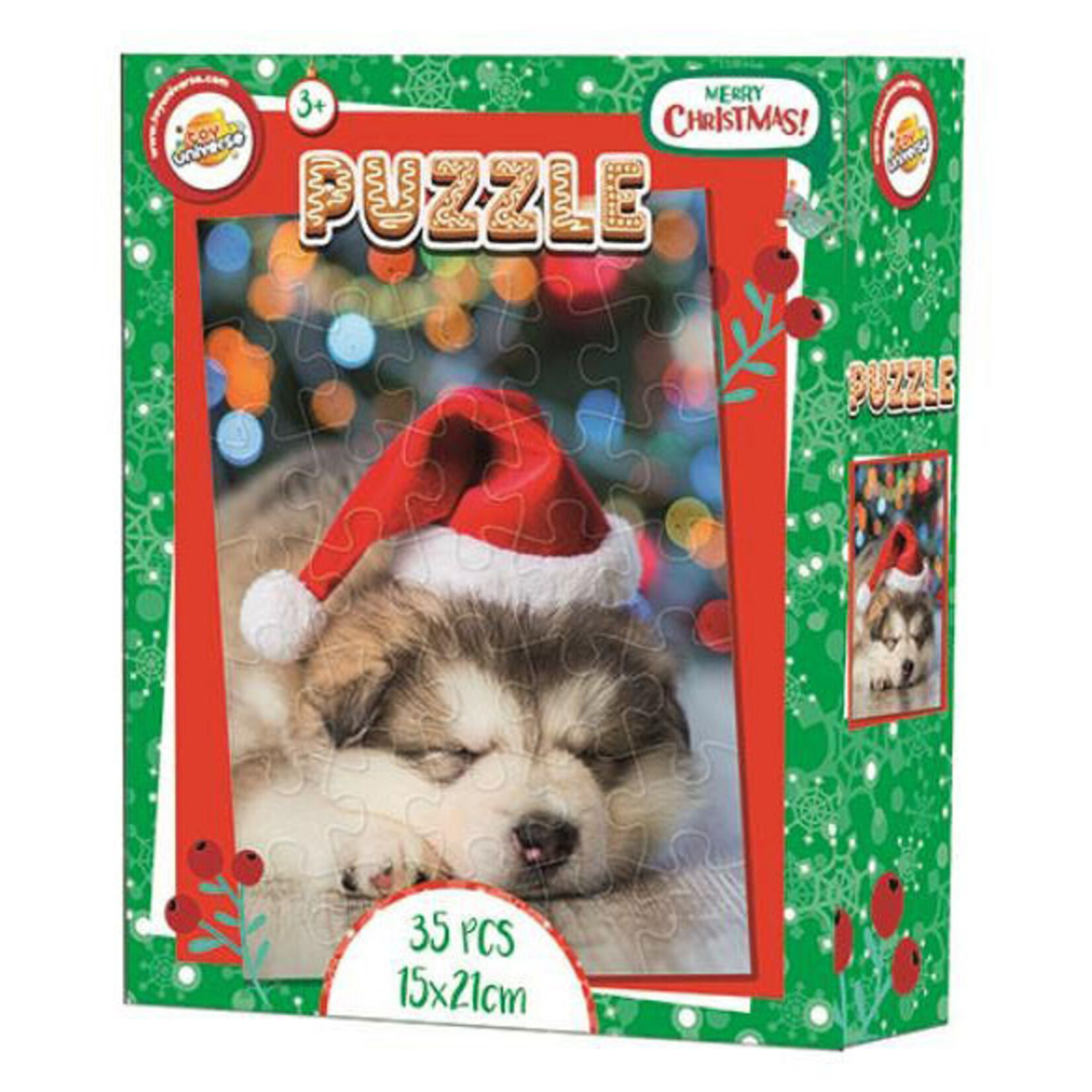 Weihnachten Husky Puzzle 35 Stücke