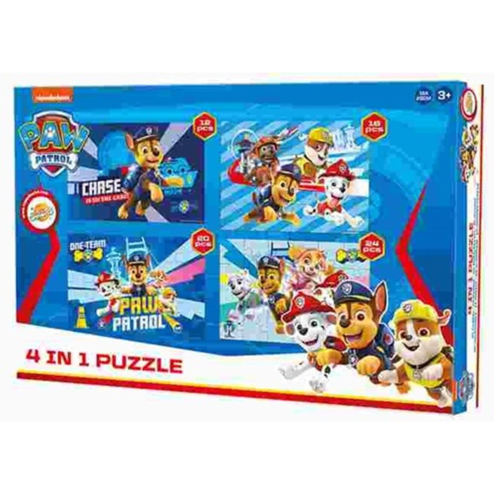 Paw Patrol Paw Patrol Puzzle 4 in 1