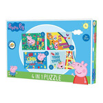 Peppa Wutz Fun Puzzle 4 in 1