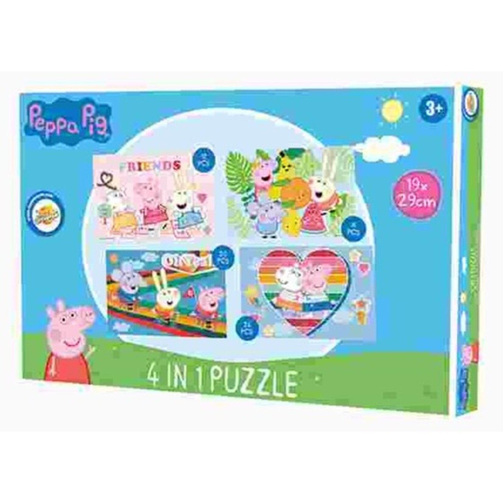 Peppa Pig Puzzle 4 in 1