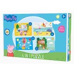 Peppa Pig Puzzle 4 in 1