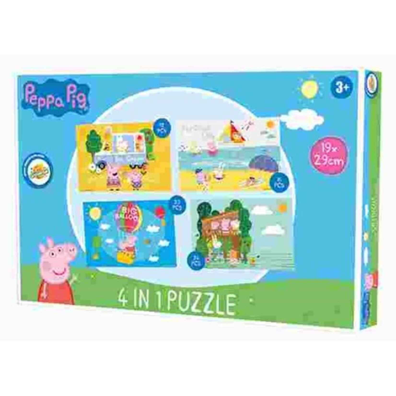 Peppa Pig Puzzle 4 in 1