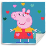 Peppa Wutz Hearts magisches Tuch, Gesichtstuch 30*30 cm