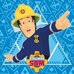 Fireman Sam Blue magisches Tuch, Gesichtstuch 30*30 cm