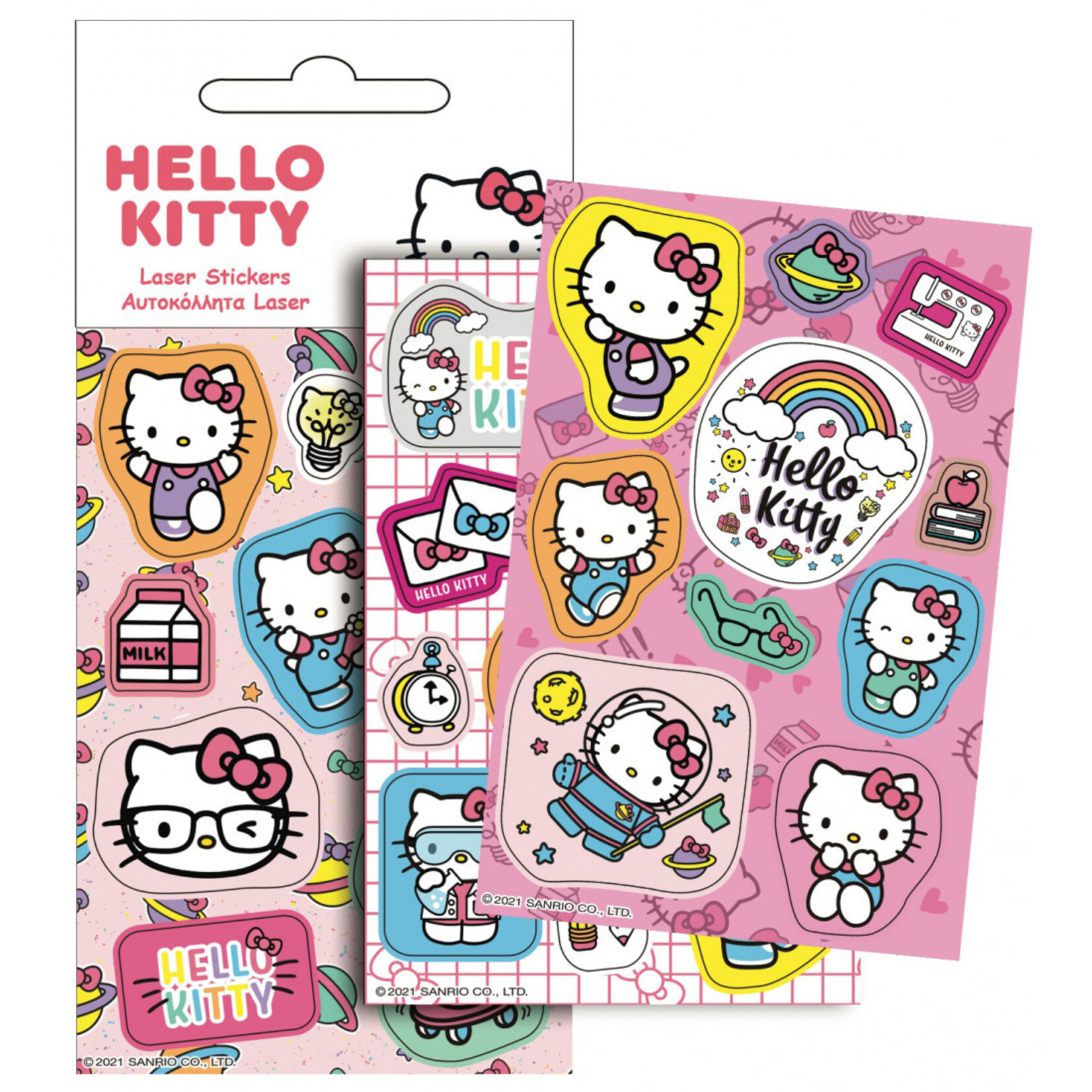 Hello Kitty Holographische Aufkleber einstellen