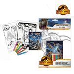 Jurassic World Jurassic World Färbung + Aufkleber Set