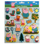 Peppa Wutz Schaumstoff Aufkleber-Set mit Glitzer