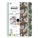Bullet Journal, Ring-tailed Lemur gemustertes Notizbuch A5 mit Aufklebern