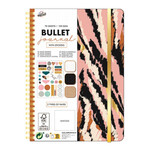 Bullet Journal, Tiger Stripes gemustertes Notizbuch A5 mit Aufklebern