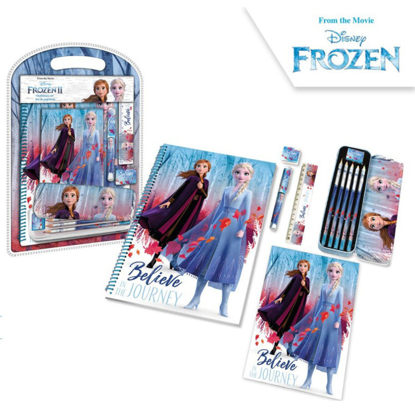 Disney Frozen Disney Eiskönigin Schreibewarengeschäft (7 stückig)