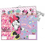 Disney Minnie A/4 Spiral-Skizzenbuch 30 Blatt mit Aufkleber