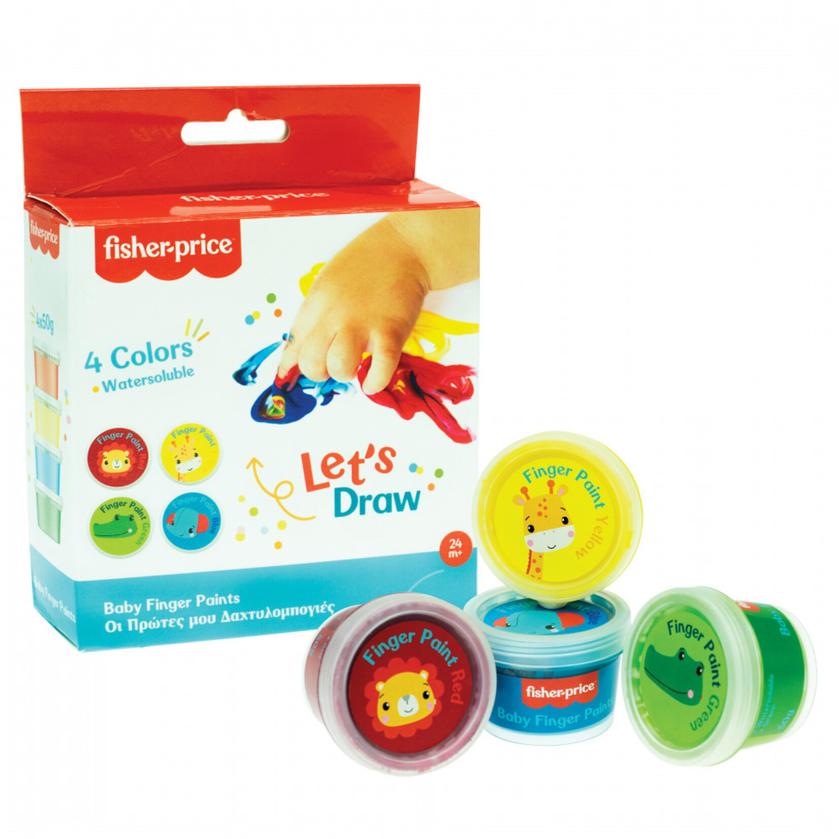 Fisher-Price Fingerfarben 4 Farben