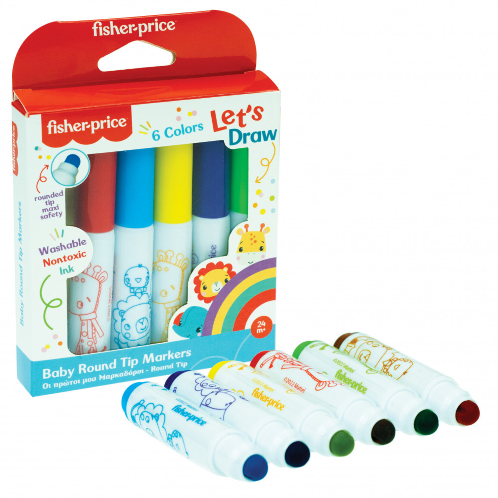 Fisher-Price Waschbarer Filzstift 6 Stücke