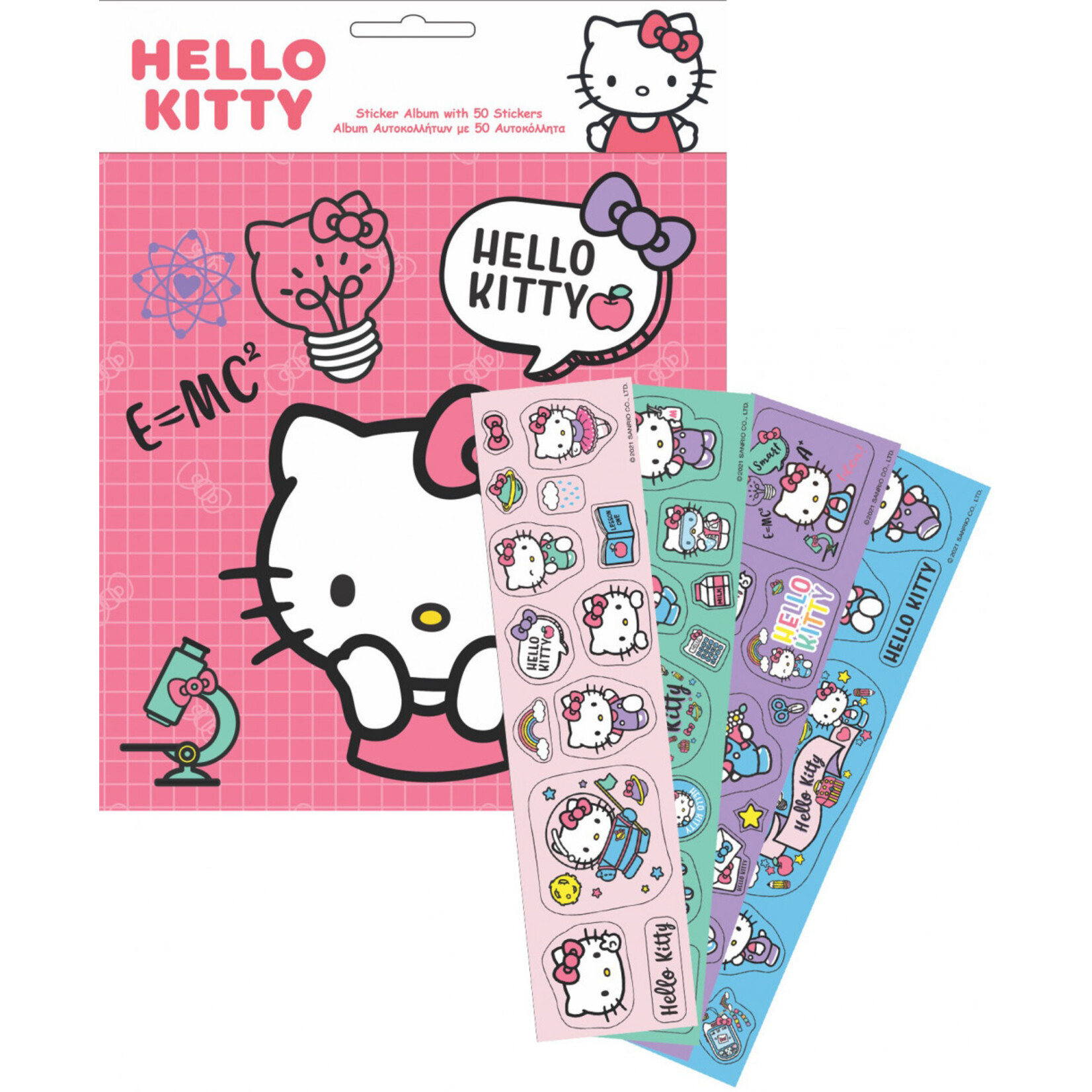 Hello Kitty Aufkleber-Album mit Aufkleber
