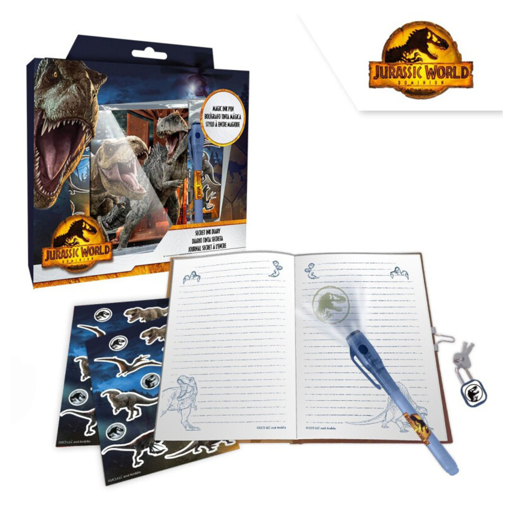 Jurassic World Jurassic World Tagebuch + Kuli