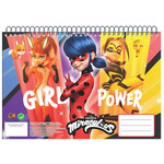 Miraculous Ladybug A/4 Spiral-Skizzenbuch 30 Blatt