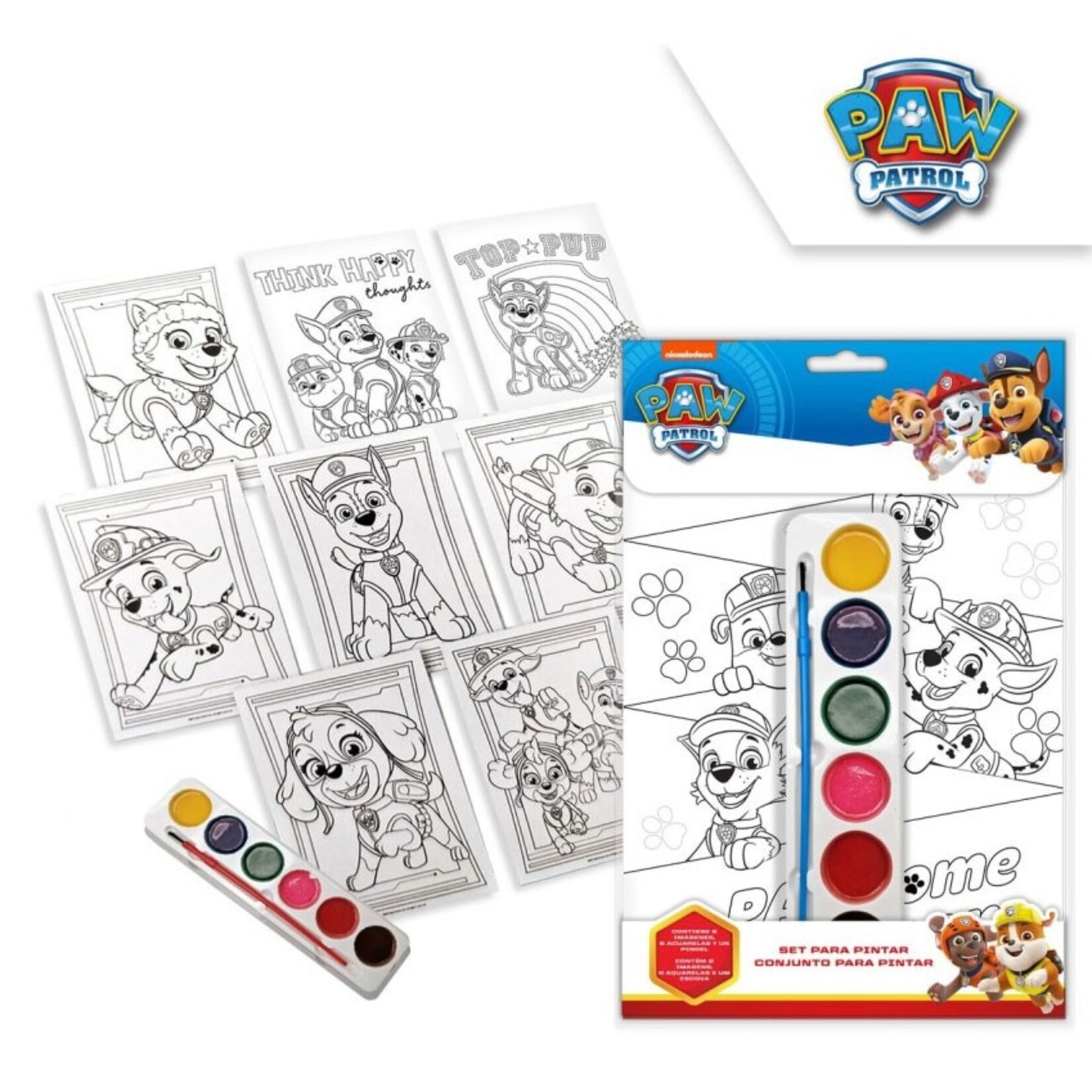 Paw Patrol Paw Patrol Färbung mit Malen-Set