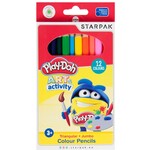 Play-Doh Jumbo Dreieckige Farbstifte 12 Stück