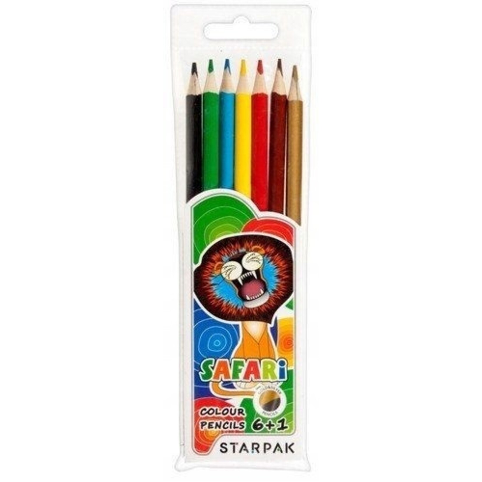 Safari Bunt Bleistift (6 Stücke)