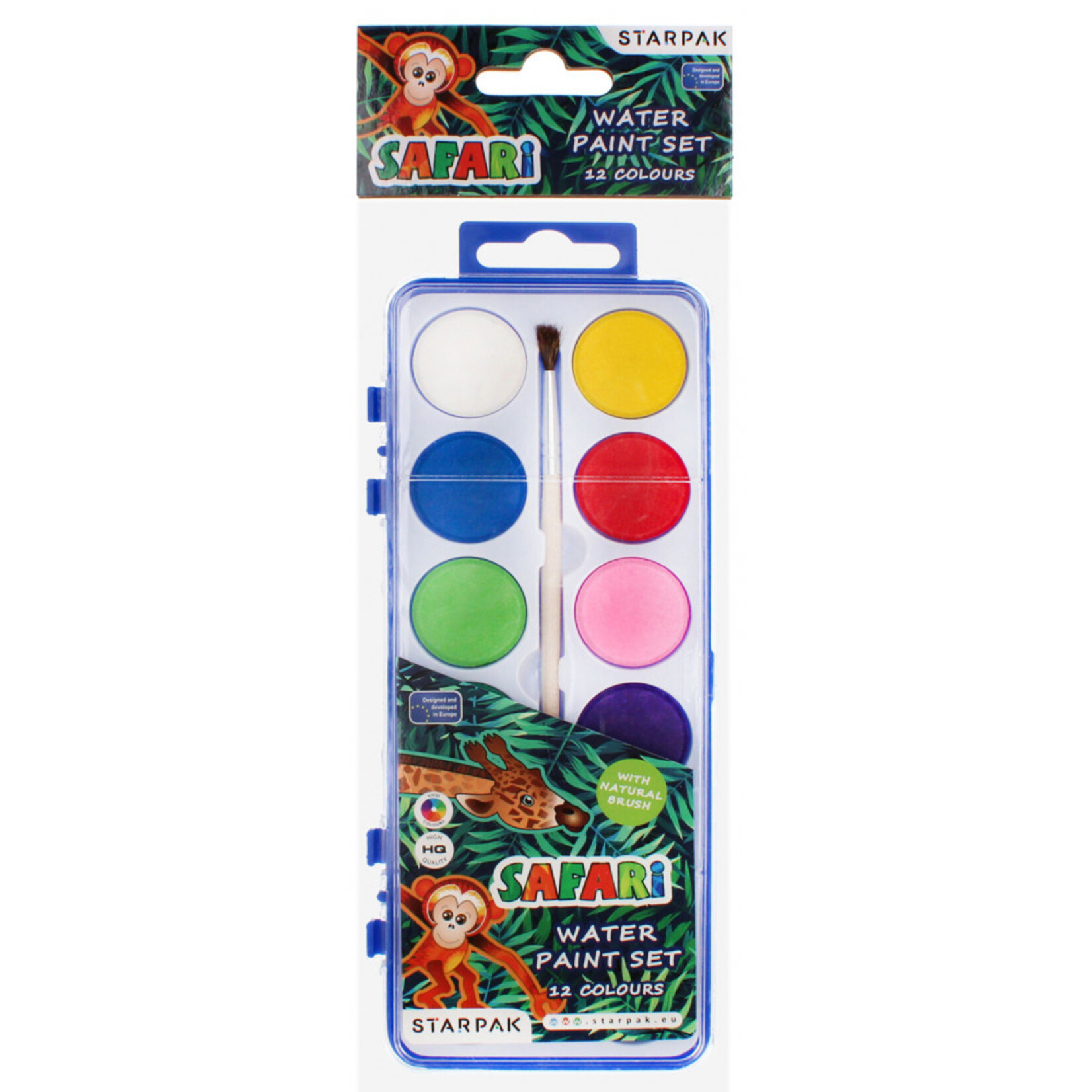 Safari Aquarell 12 Farben