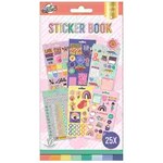 Buntes Rainbow Aufkleber-Album mit Folie, 25 Blätter