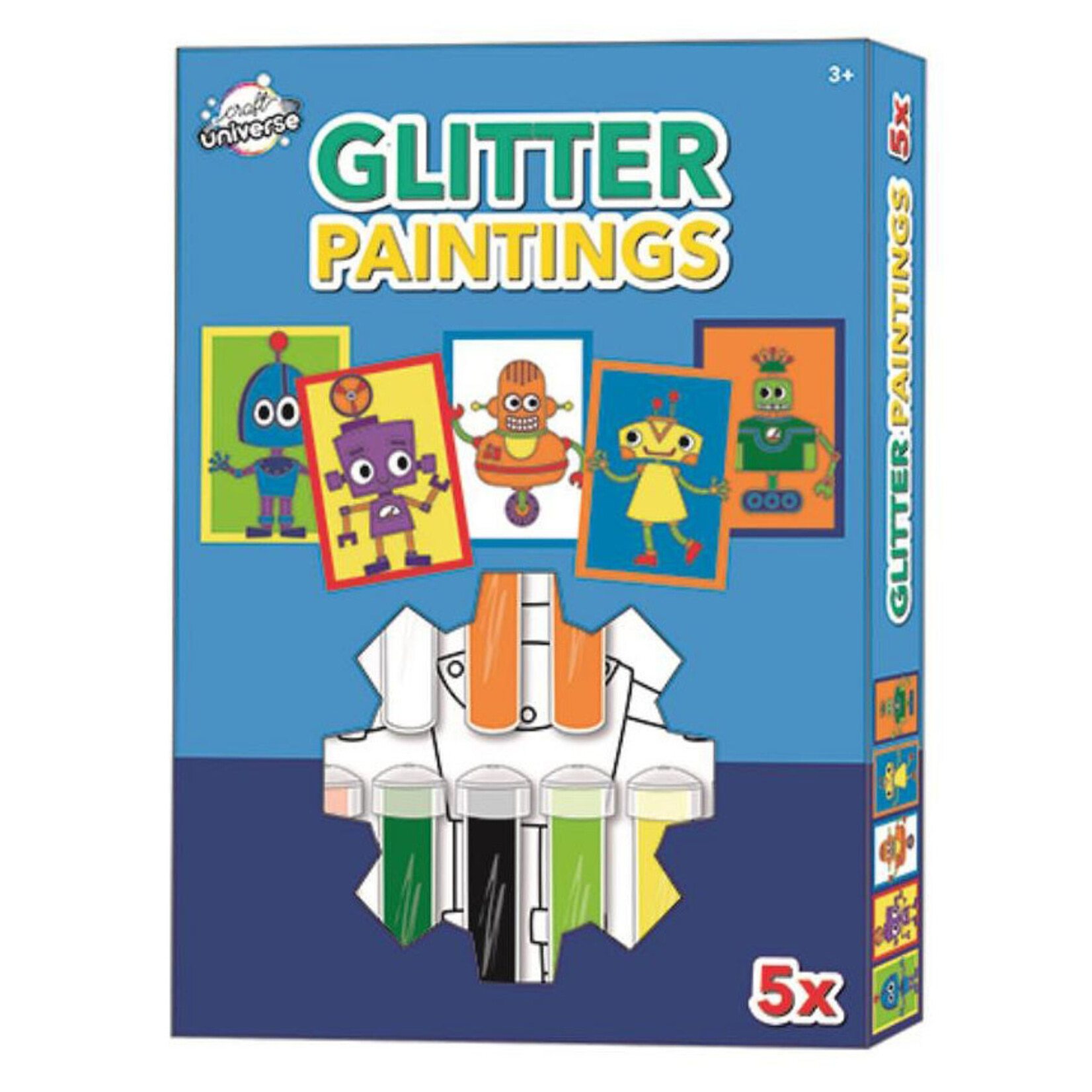 Roboter Kreativset mit Glitzer