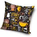 Kaffee Kissenbezug 40*40 cm