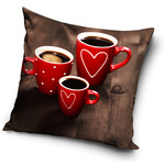 Kaffee Kissenbezug 40*40 cm