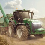 Traktor Kissenbezug 40*40 cm