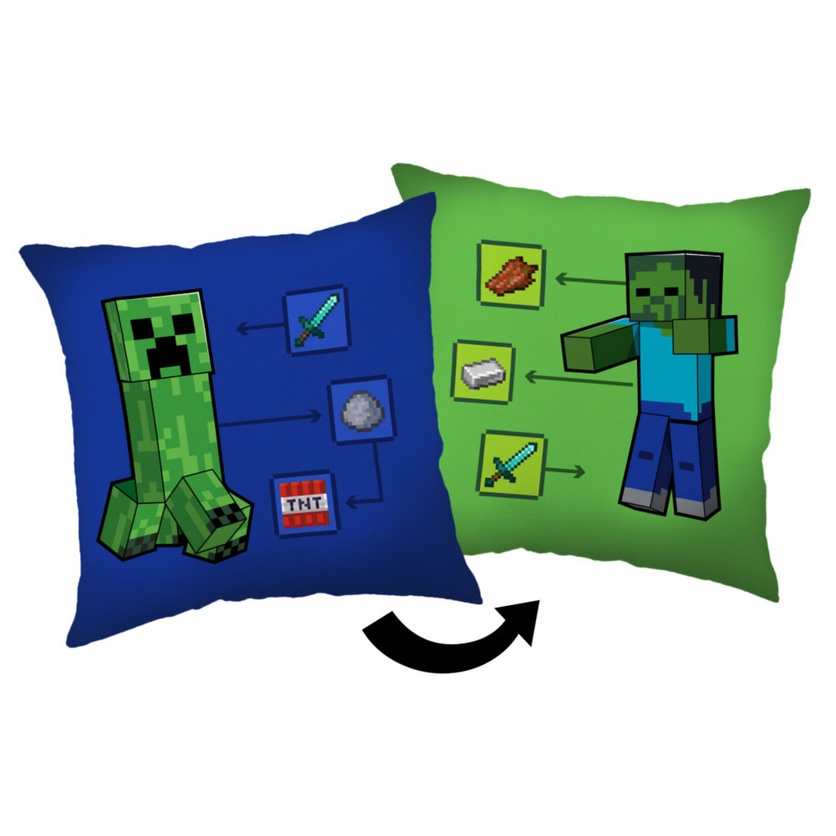 MINECRAFT Minecraft How to Creeper Kissen 40*40
