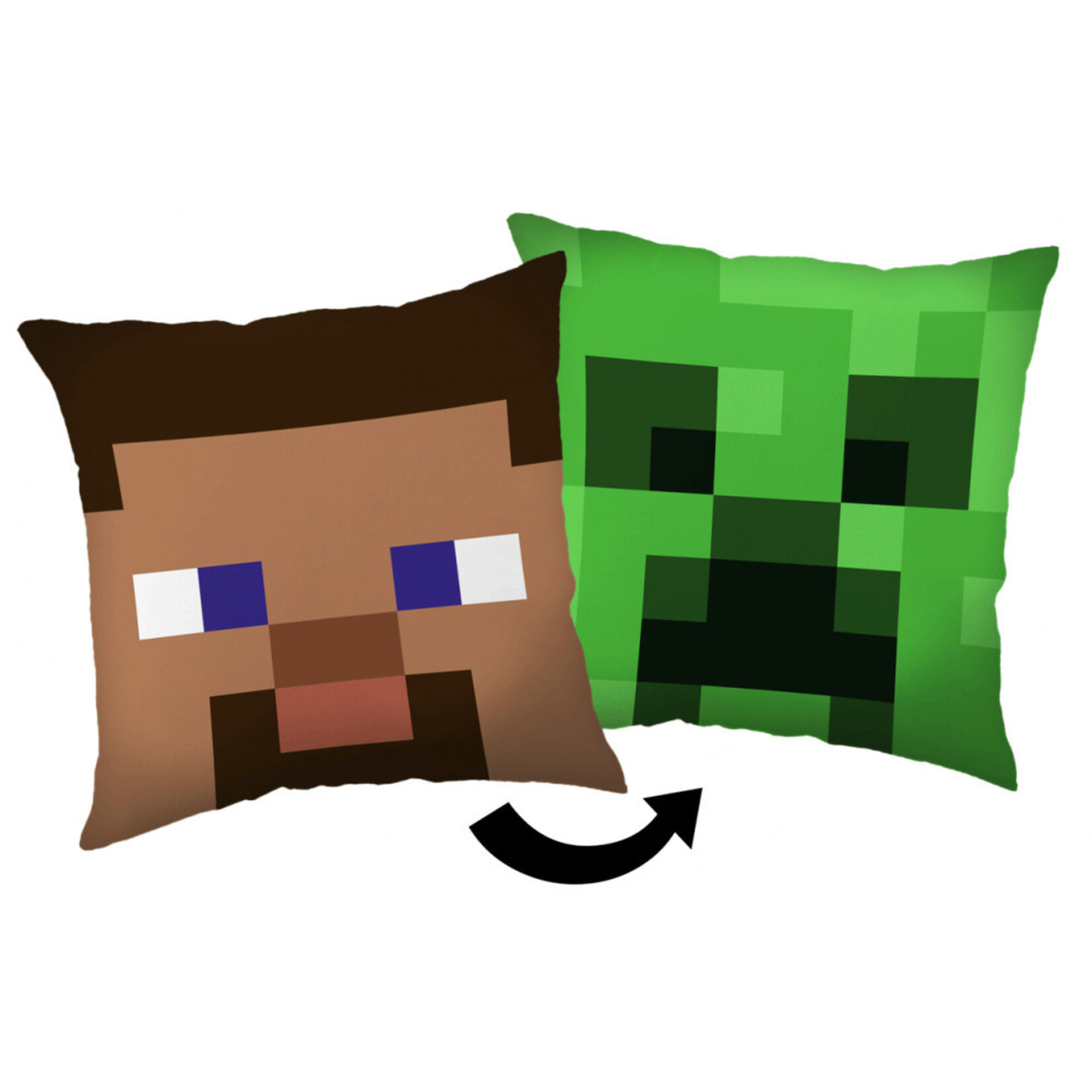 MINECRAFT Minecraft Steve Creeper Kissen 40*40
